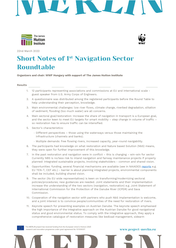 open/download report RT1: Navigation as pdf