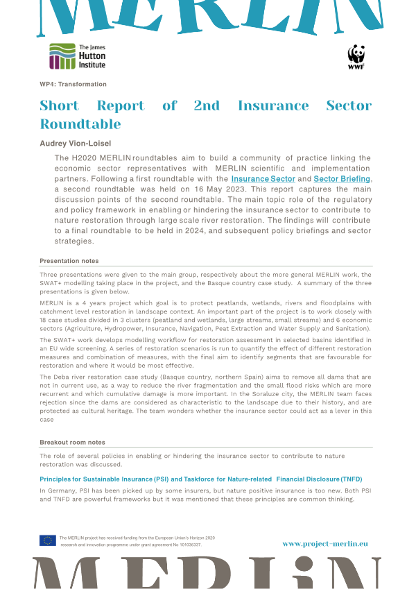 open/download report RT2: Insurance as pdf